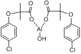 氯贝酸铝;安妥明铝盐分子式结构图
