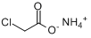 氯乙酸铵分子式结构图