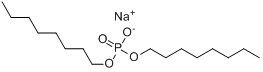 磷酸二辛酯钠盐分子式结构图