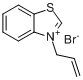 溴化3-烯丙基苯并噻唑翁分子式结构图