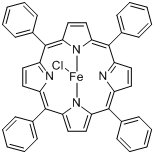 四苯基卟啉铁分子式结构图