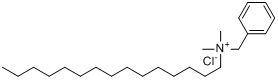 氯化十五烷基二甲基苄基铵分子式结构图