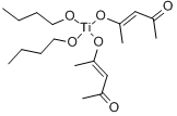 双乙酸乙酯化二正丁氧基化钛分子式结构图