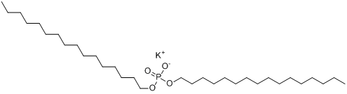 十六烷基醇磷酸氢钾分子式结构图