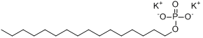 磷酸十六烷基酯钾盐分子式结构图