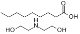 壬酸与2,2'-亚氨基双乙醇的化合物分子式结构图