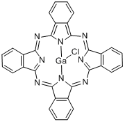 氯代酞菁镓分子式结构图