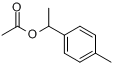 乙酸-α,4-二甲基苯甲酯分子式结构图