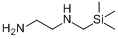 三甲基[(2-氨基乙氨基)甲基]硅烷分子式结构图