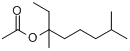乙酸-3,7-二甲基-3-辛醇酯分子式结构图