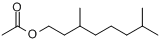 乙酸-3,7-二甲基辛酯分子式结构图