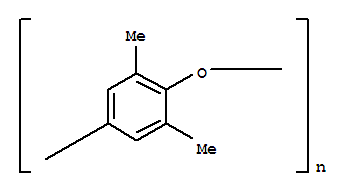 聚苯醚;聚2,6-二甲基-1,4-苯醚分子式结构图