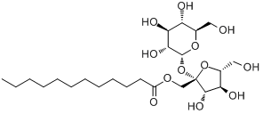 蔗糖十二烷酸酯分子式结构图