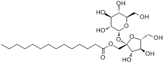 蔗糖单十四烷酸酯分子式结构图