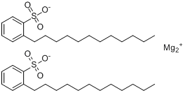 十二烷基苯磺酸镁盐分子式结构图