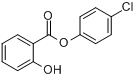 水杨酸对氯苯酯分子式结构图
