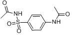 邻乙酰胺基-N-乙酰基苯磺酰胺分子式结构图