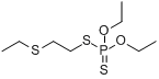乙拌磷;敌死通;二硫代磷酸-O,O-二乙基-S-[2-(乙基硫代)乙基]酯(6CI,7CI,8CI,9CI)分子式结构图