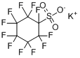 全氟环己烷磺酸钾;十一氟代环己烷磺酸钾分子式结构图