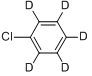 氯苯-D5分子式结构图