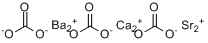 碳酸钡钙锶盐分子式结构图