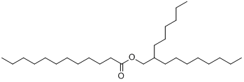 十二酸-2-己基癸基酯分子式结构图