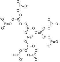 十聚偏磷酸钠分子式结构图