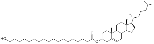 羟基十八酸胆甾脂分子式结构图