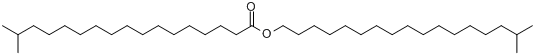 异十八烷酸异十八碳烷基酯;异硬脂酸异硬脂酸酯分子式结构图
