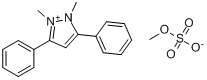 野燕枯;1,2-二甲基-3,5-二苯基-1H-吡唑鎓甲基硫酸酯;1,2-二甲基-3,5-二苯基-1H-吡唑硫酸甲酯分子式结构图