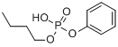 磷酸一丁基单苯酯分子式结构图