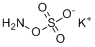 羟胺-O-磺酸钾分子式结构图