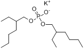 磷酸二(2-乙己基)酯钾盐分子式结构图