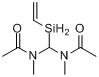 甲基乙烯基双(N-甲基乙酰氨基)硅烷分子式结构图