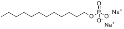 十二醇磷酸酯钠分子式结构图