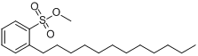 十二烷基苯磺酸甲酯分子式结构图