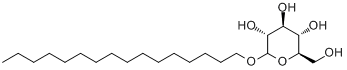 十六烷基-D-葡萄糖苷分子式结构图