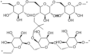 聚糖酐分子式结构图