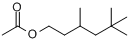 乙酸紫罗兰酯;乙酸-3,5,5-三甲基己酯分子式结构图
