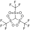 三[(三氟代甲基)磺酰基]甲烷分子式结构图