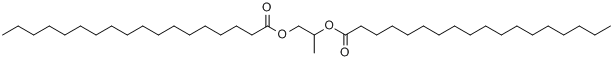 十八烷酸-1-甲基-1,2-乙二酯分子式结构图