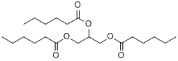 三己酸甘油酯分子式结构图
