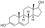 雄甾-3,5-二烯-3β,17β-二醇分子式结构图