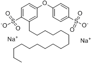 十六烷基磺基苯氧基苯磺酸二钠盐分子式结构图