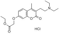 乙胺香豆素盐酸盐;卡波罗孟;延通心分子式结构图