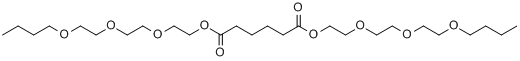 己二酸二[2-[2-(2-丁氧乙氧)乙氧]乙基酯分子式结构图