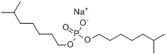 磷酸二异辛酯钠盐分子式结构图