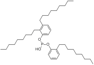 磷酸三壬苯酯分子式结构图