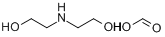 甲酸与2,2'-亚氨基二乙醇的化合物分子式结构图
