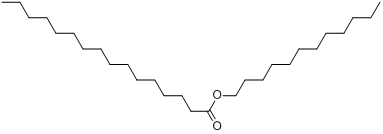 十六烷酸C12-14烷基酯类分子式结构图